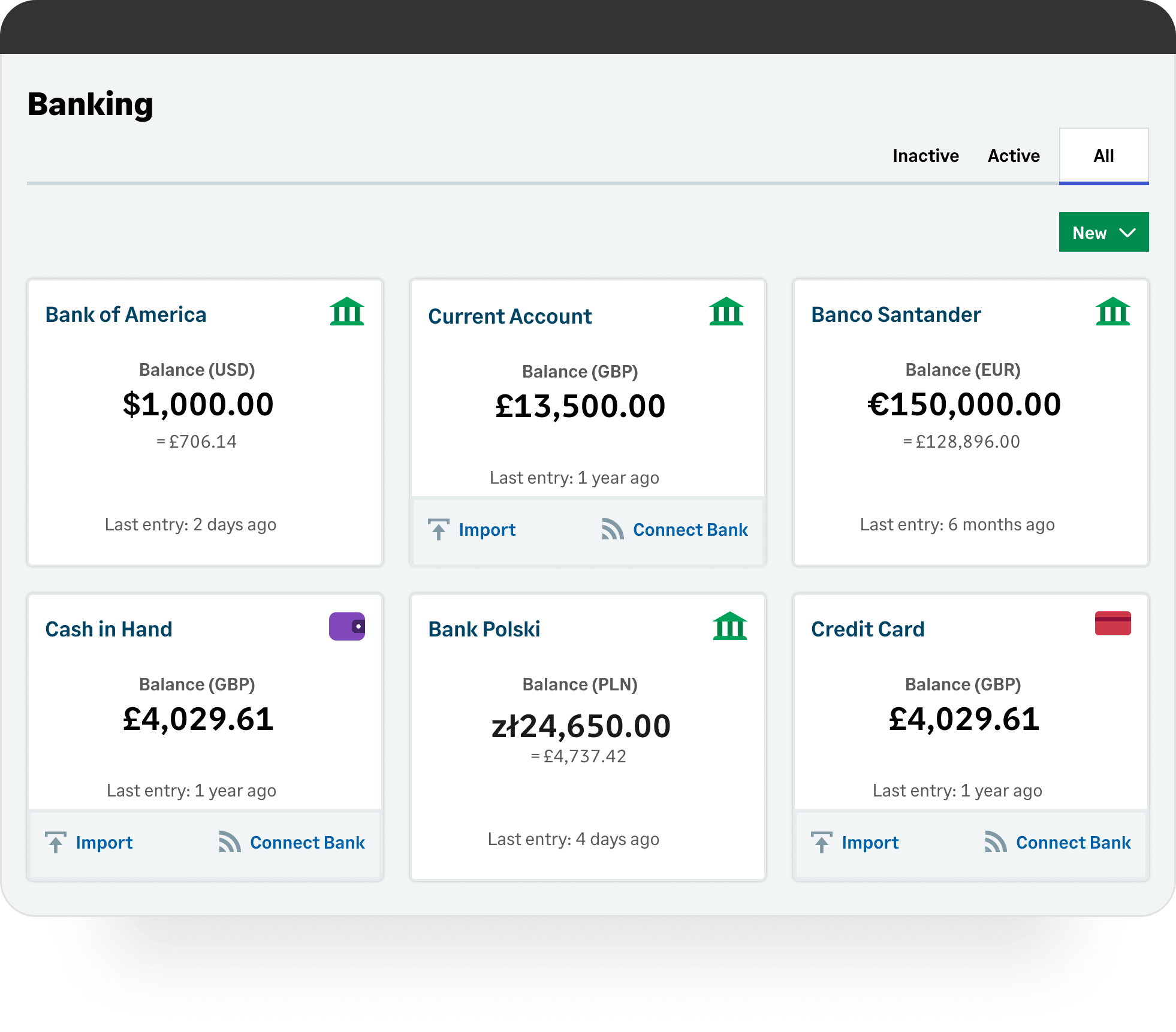 Sage Business Cloud Accounting Features