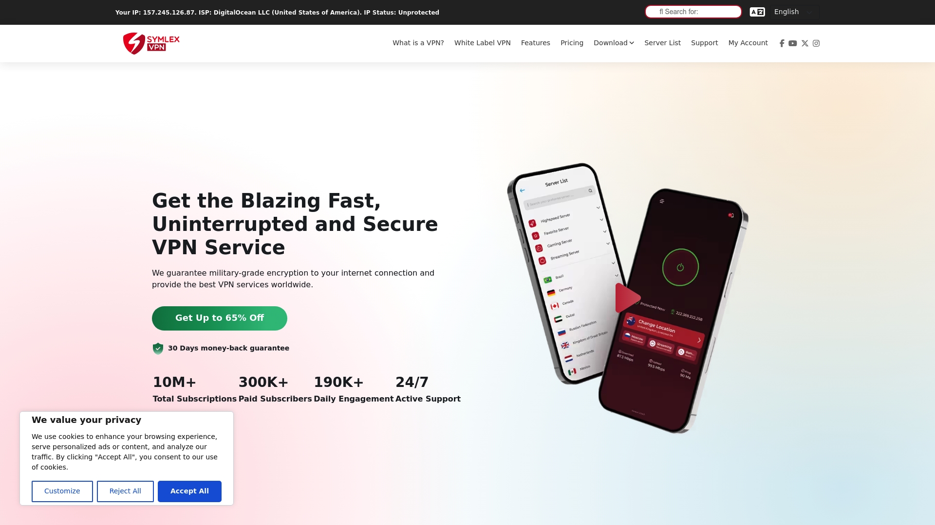 Symlex VPN - Symlex VPN Homepage