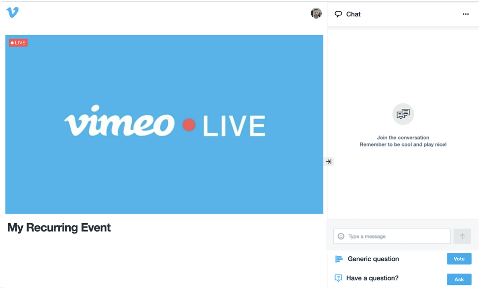 Vimeo screenshot 3