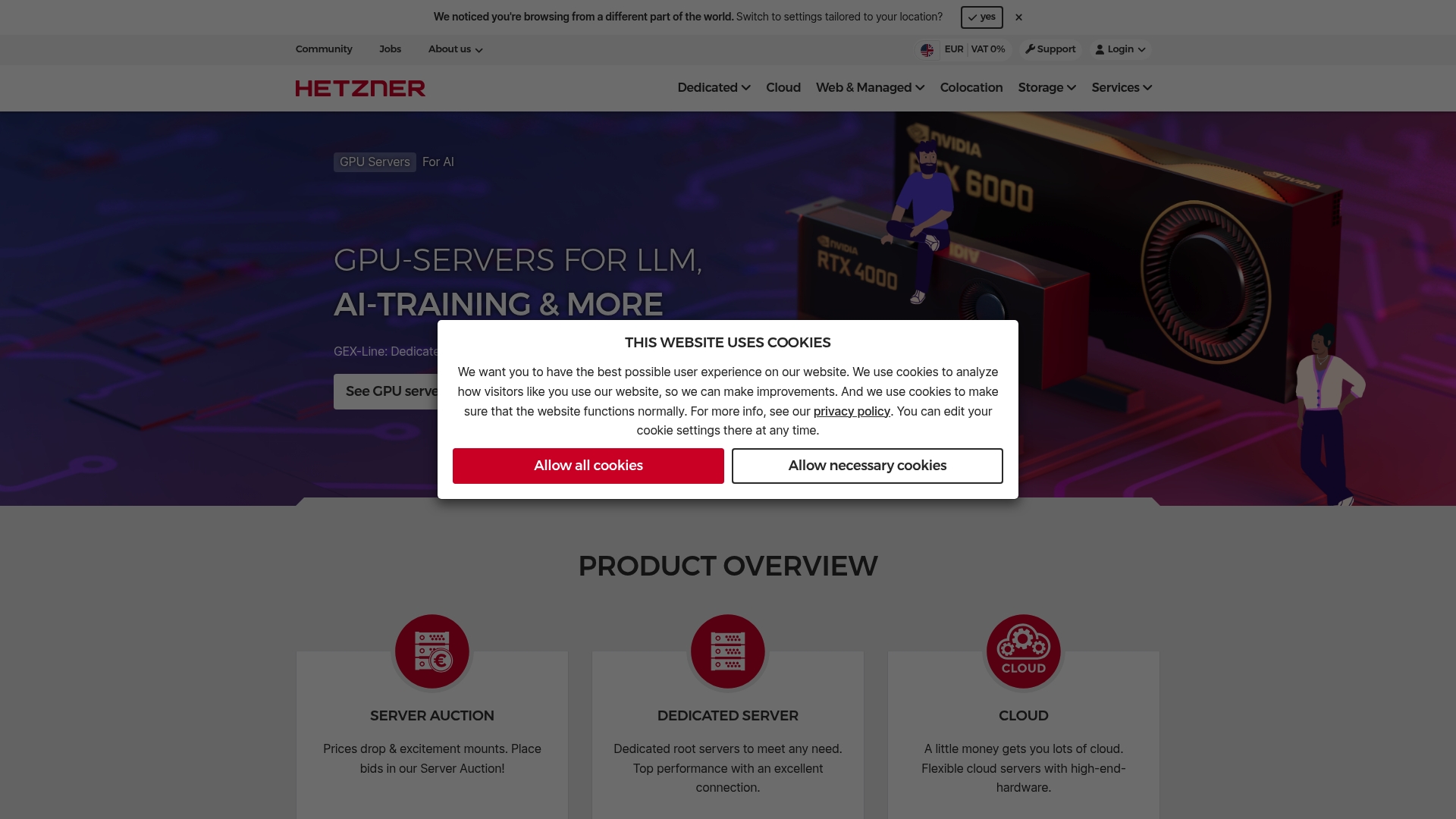 Hetzner - Hetzner Homepage