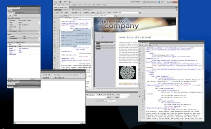 Adobe Dreamweaver screenshot 4