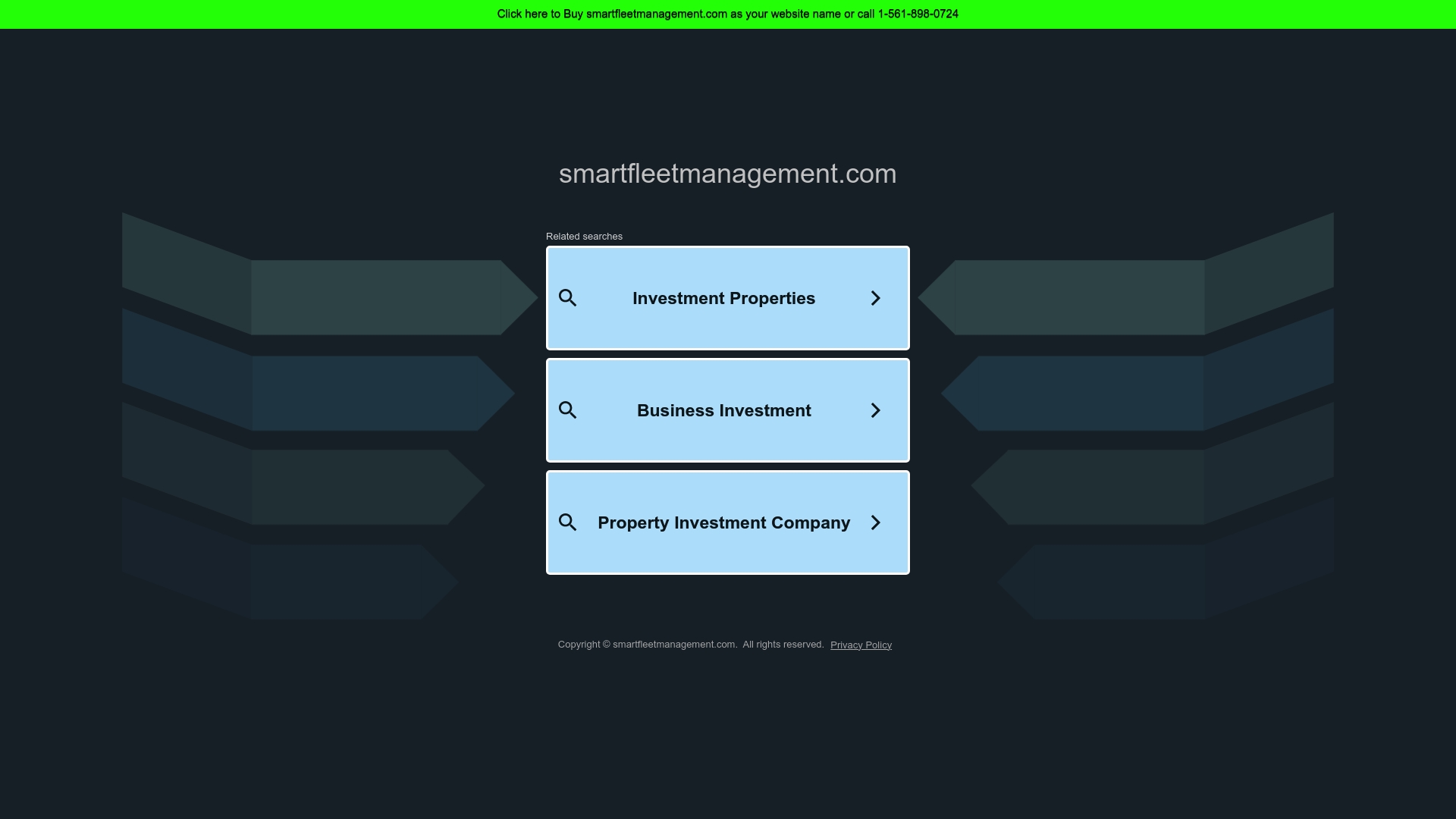 Smart Fleet Management - Smart Fleet Management Homepage