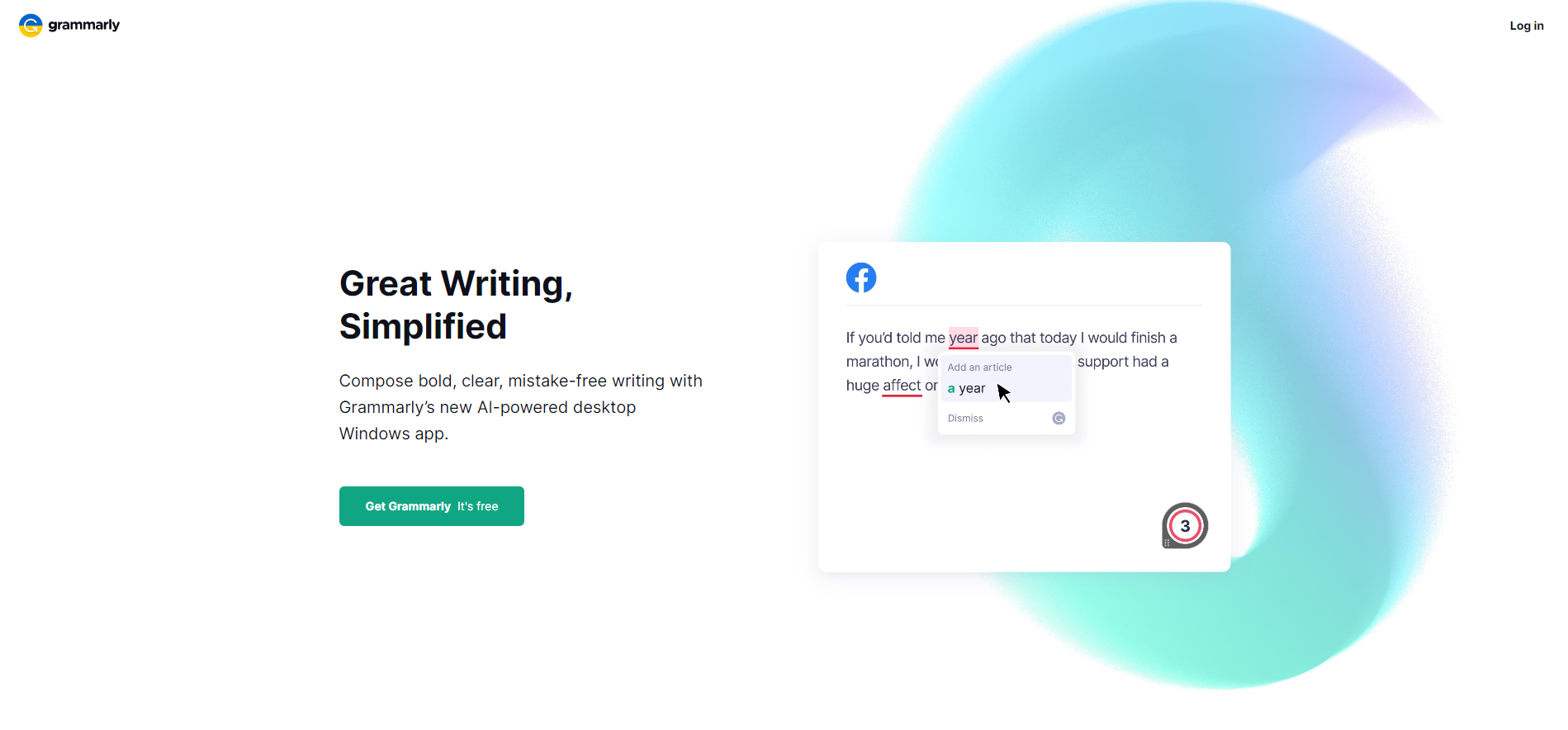 Grammarly screenshot 3