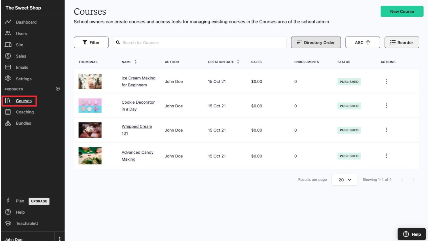 Teachable screenshot 2