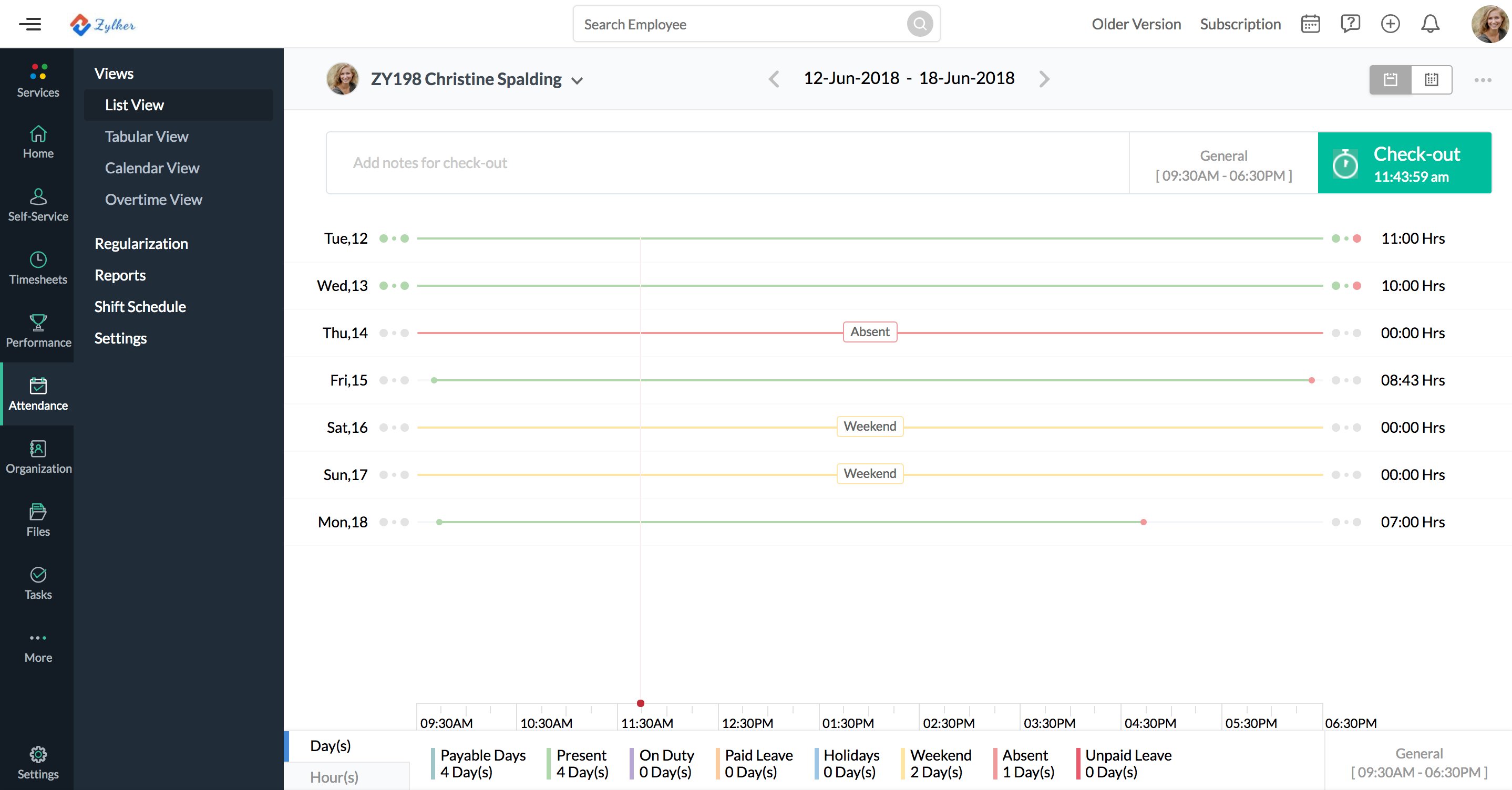 Zoho People screenshot 3