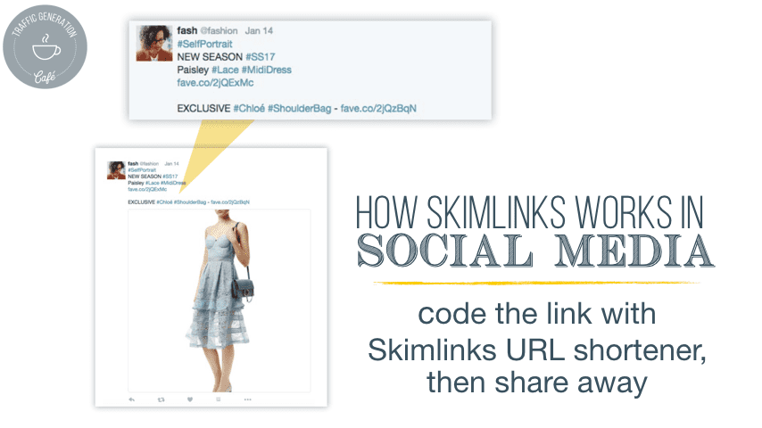 Skimlinks screenshot 2
