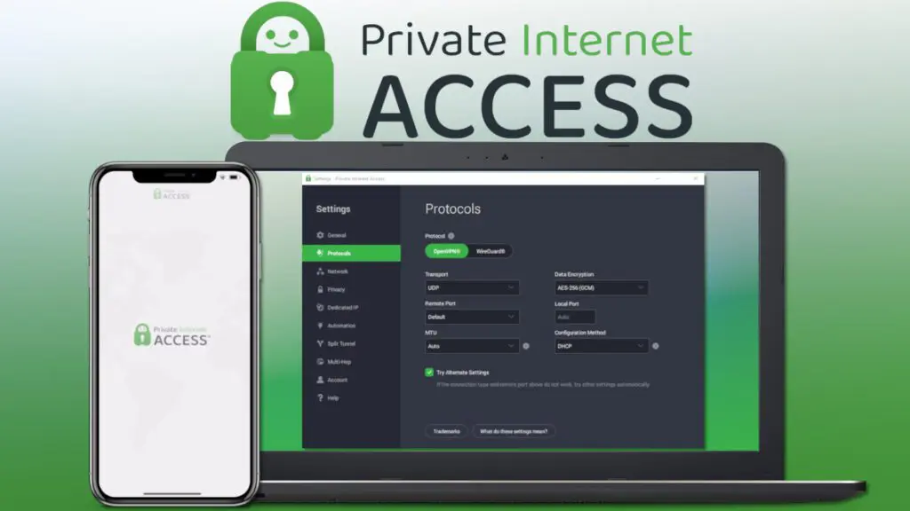 Private Internet Access screenshot 2