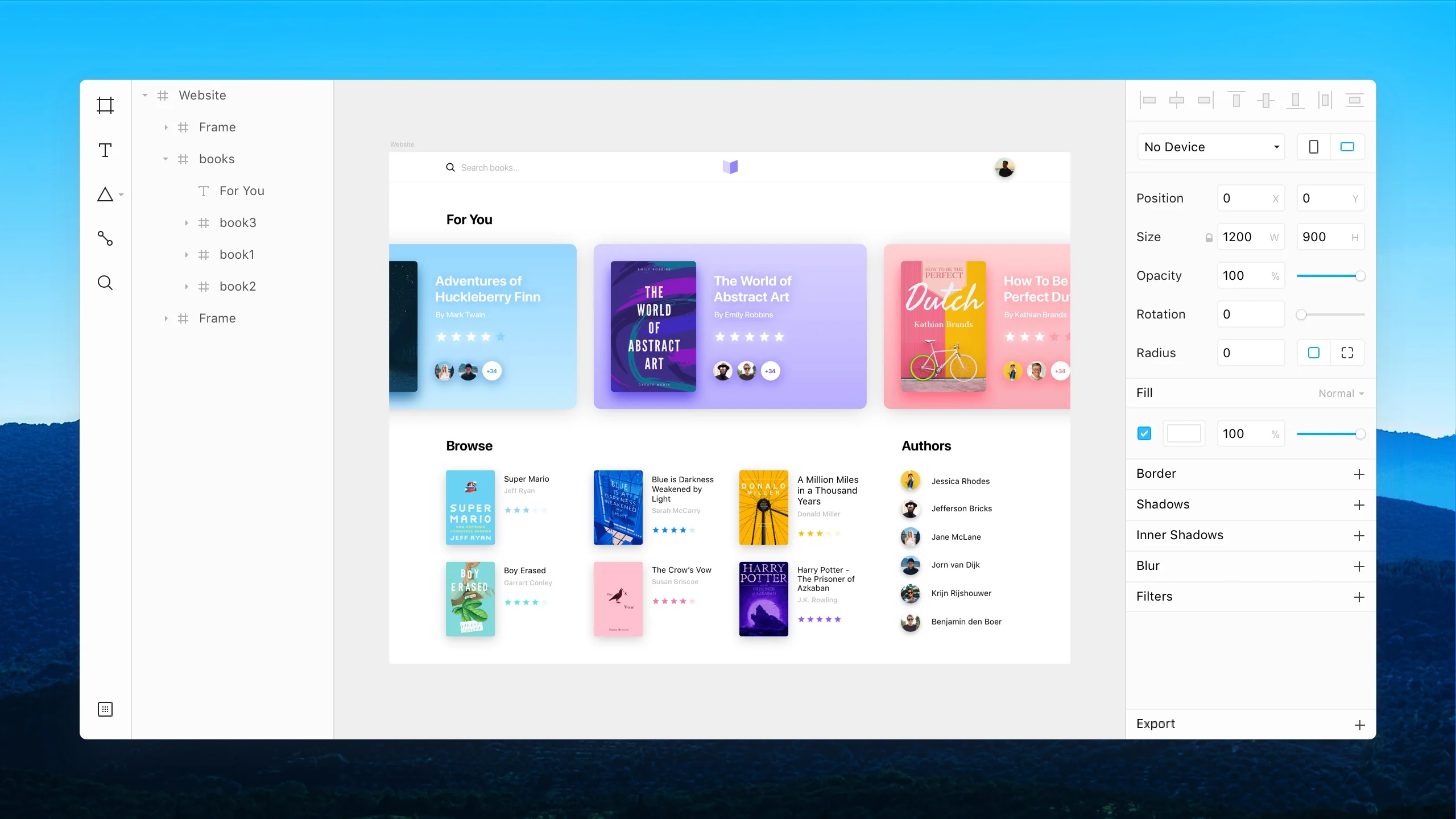 Framer screenshot 2