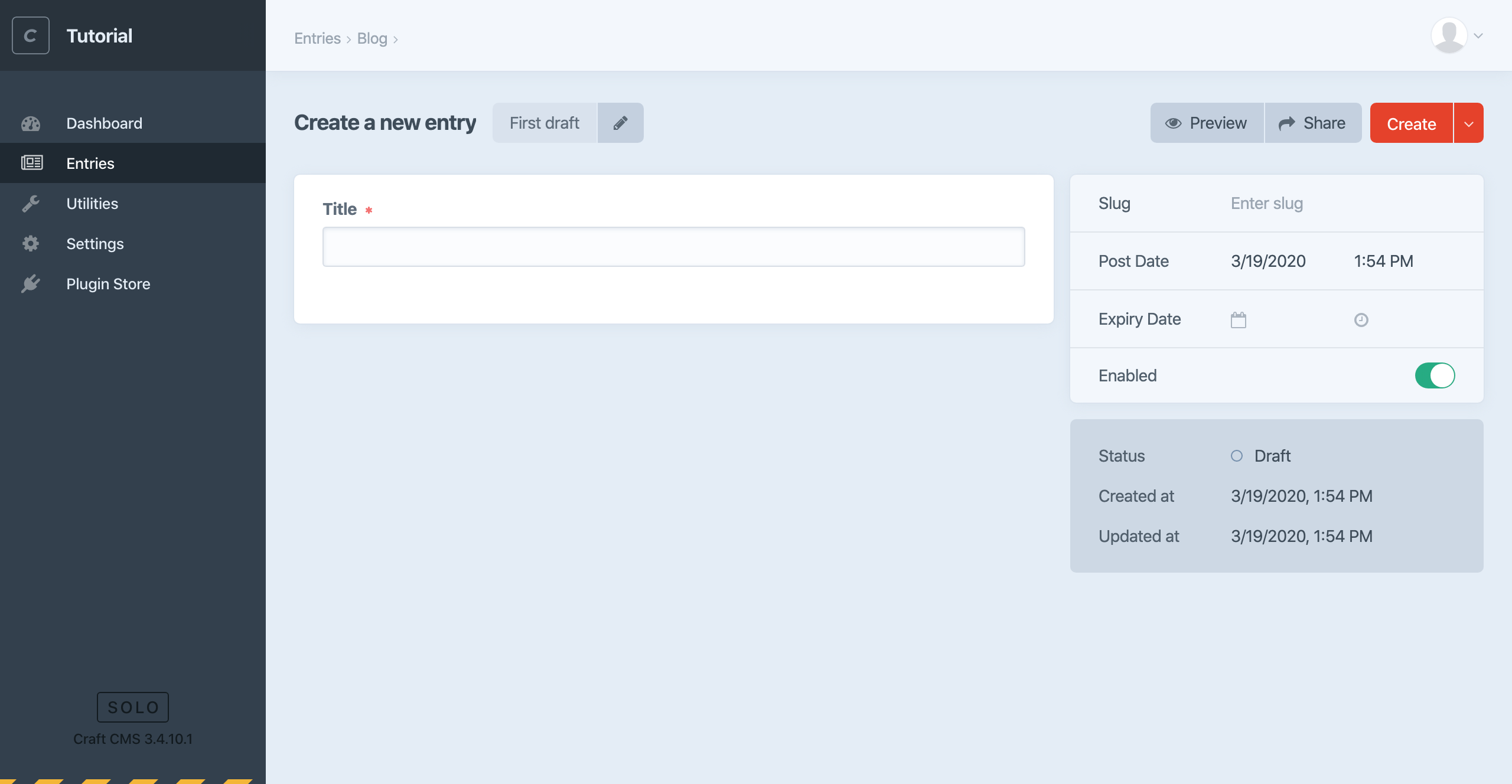 Craft CMS screenshot 5