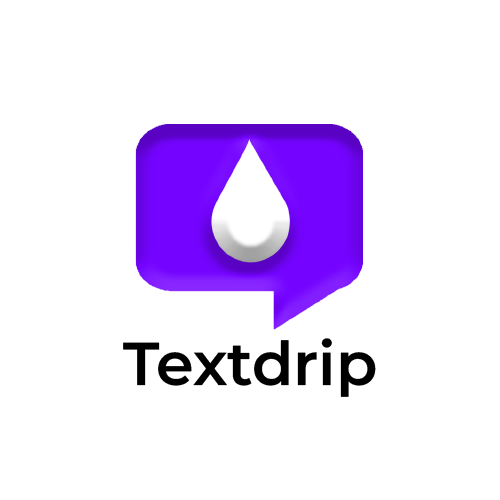 Textdrip background blur