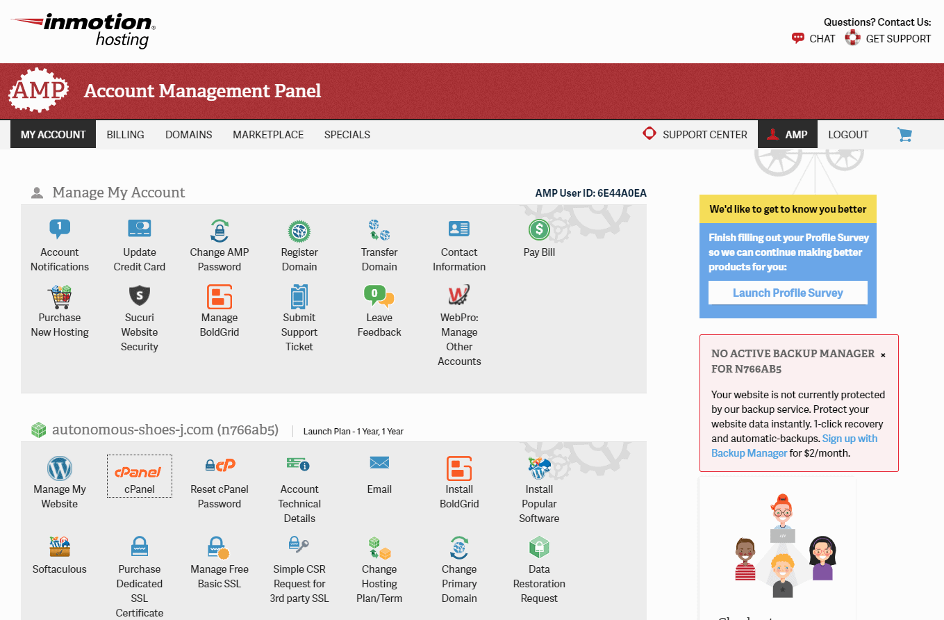 InMotion Hosting screenshot 3