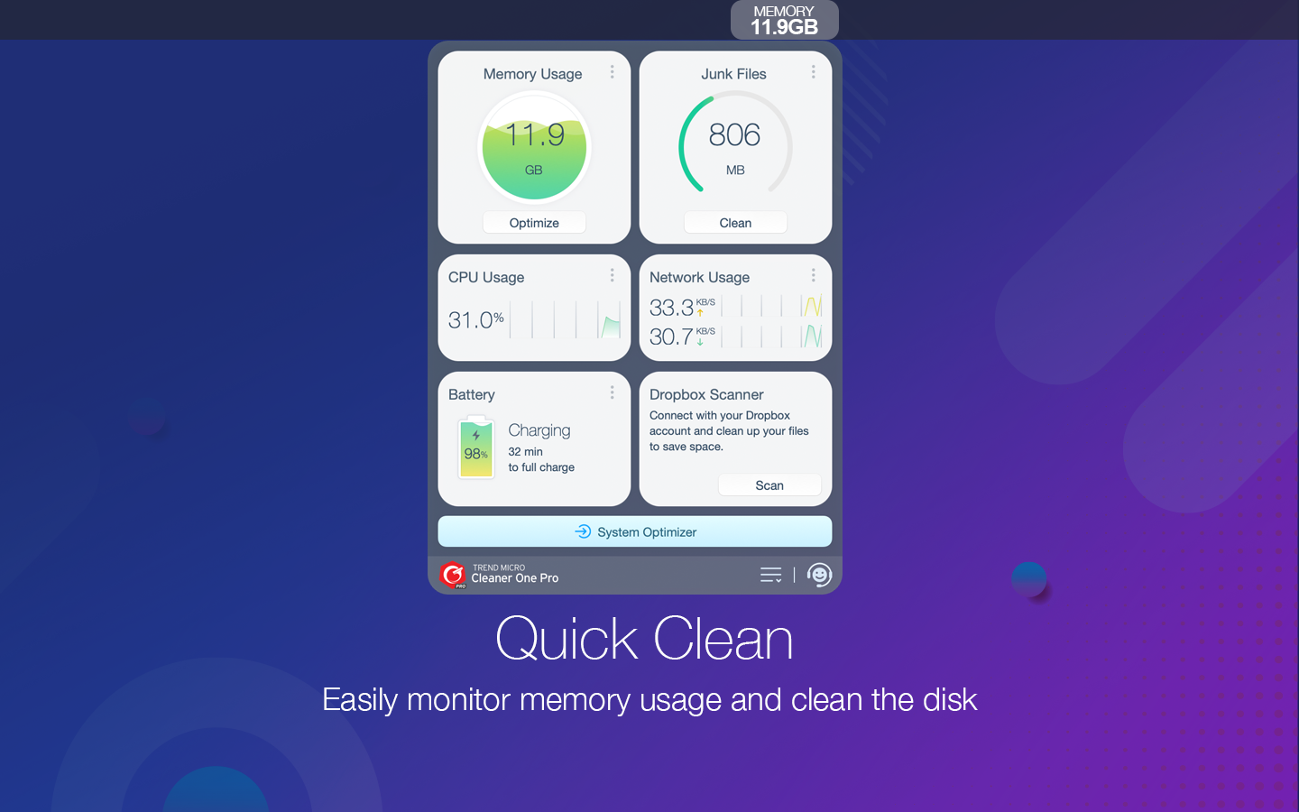 Cleaner One Pro screenshot 2