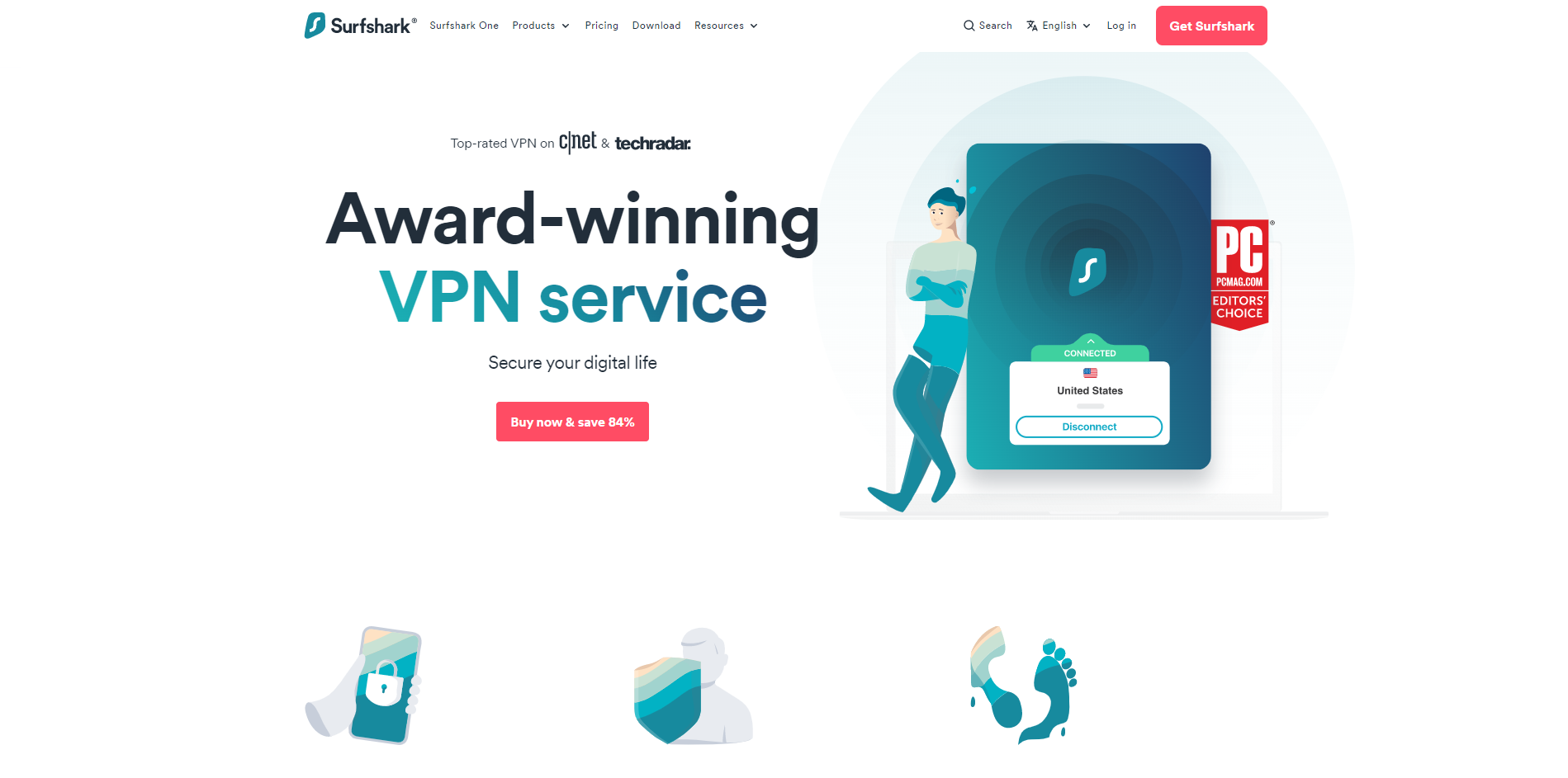 Surfshark VPN screenshot 2