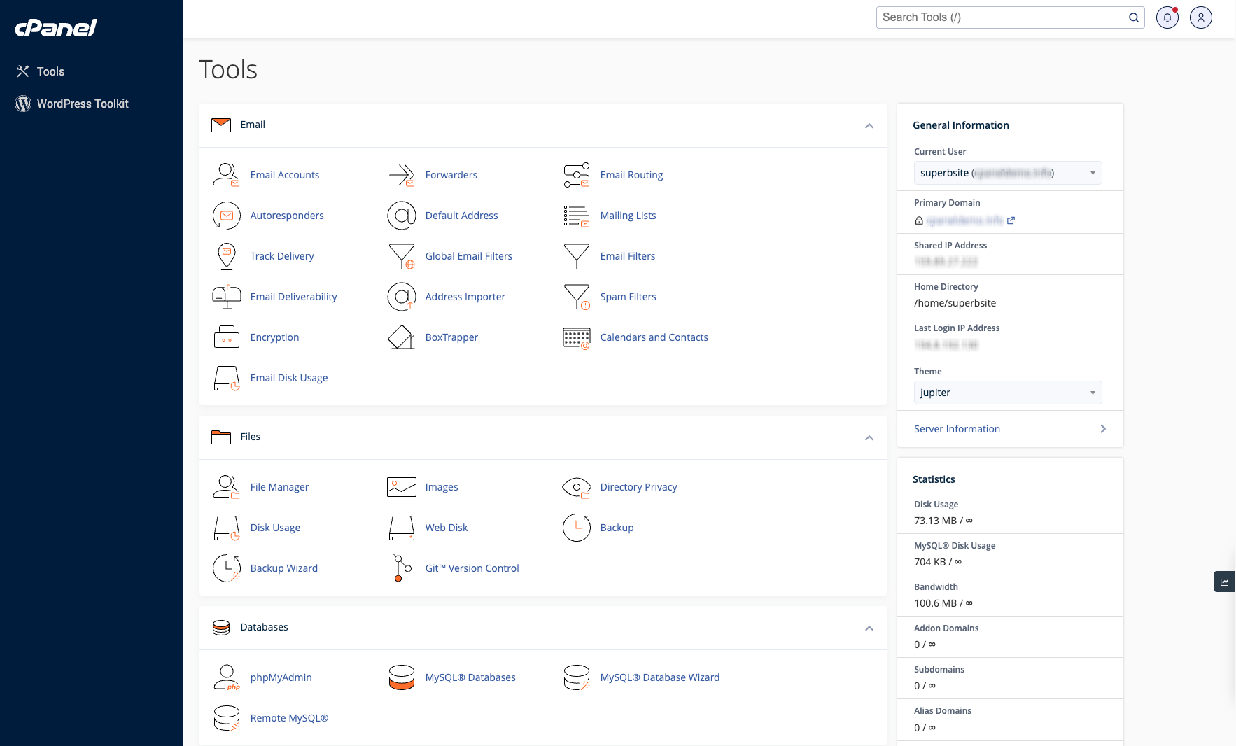 cPanel 2