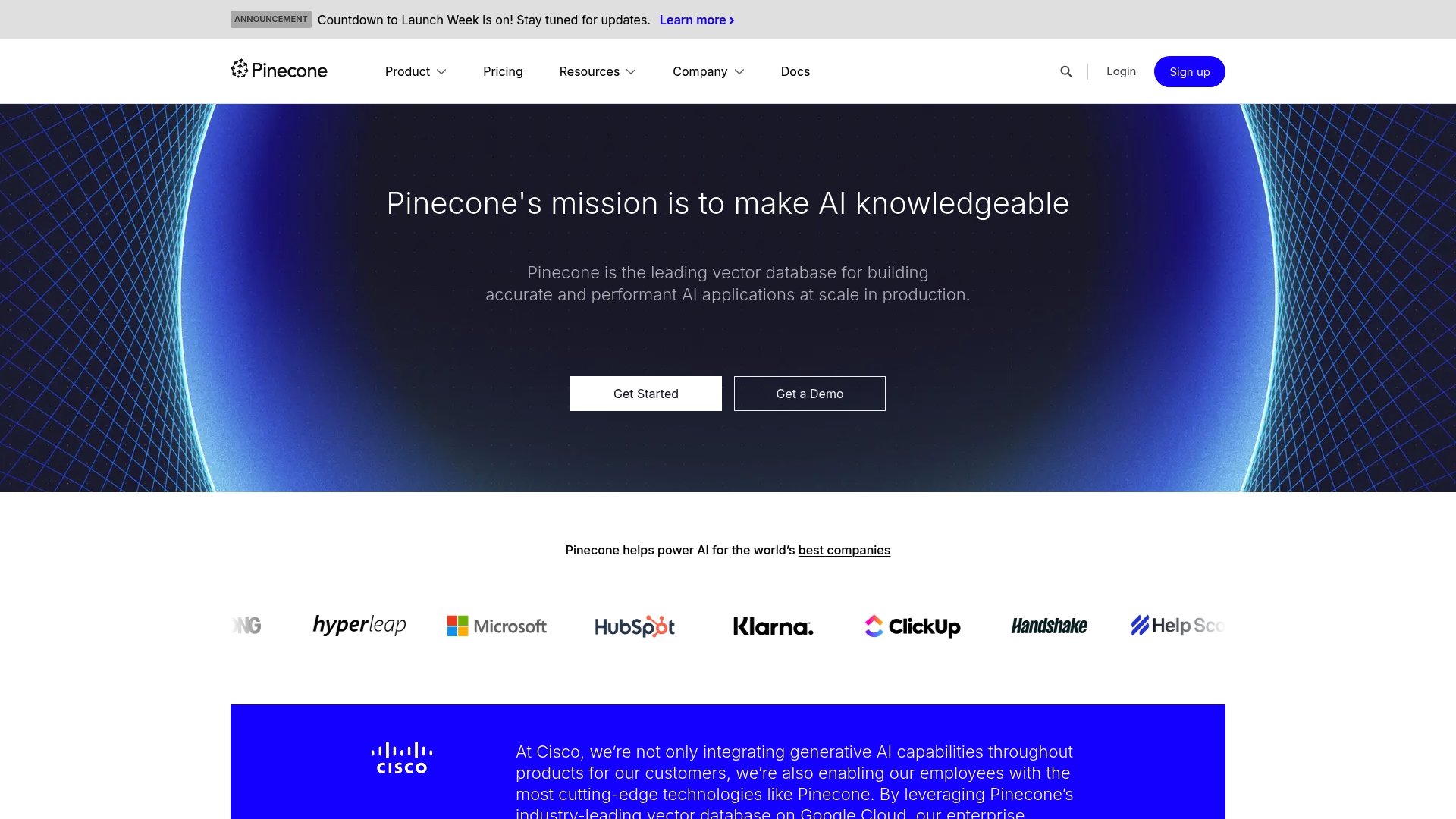 Pinecone - Pinecone Homepage