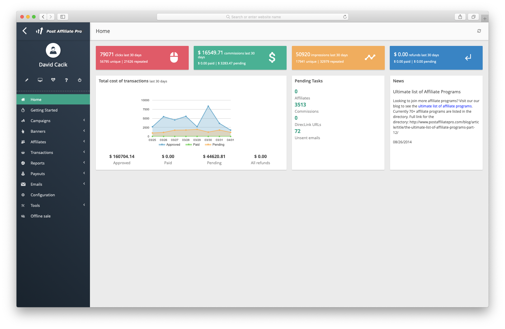 Post Affiliate Pro 2