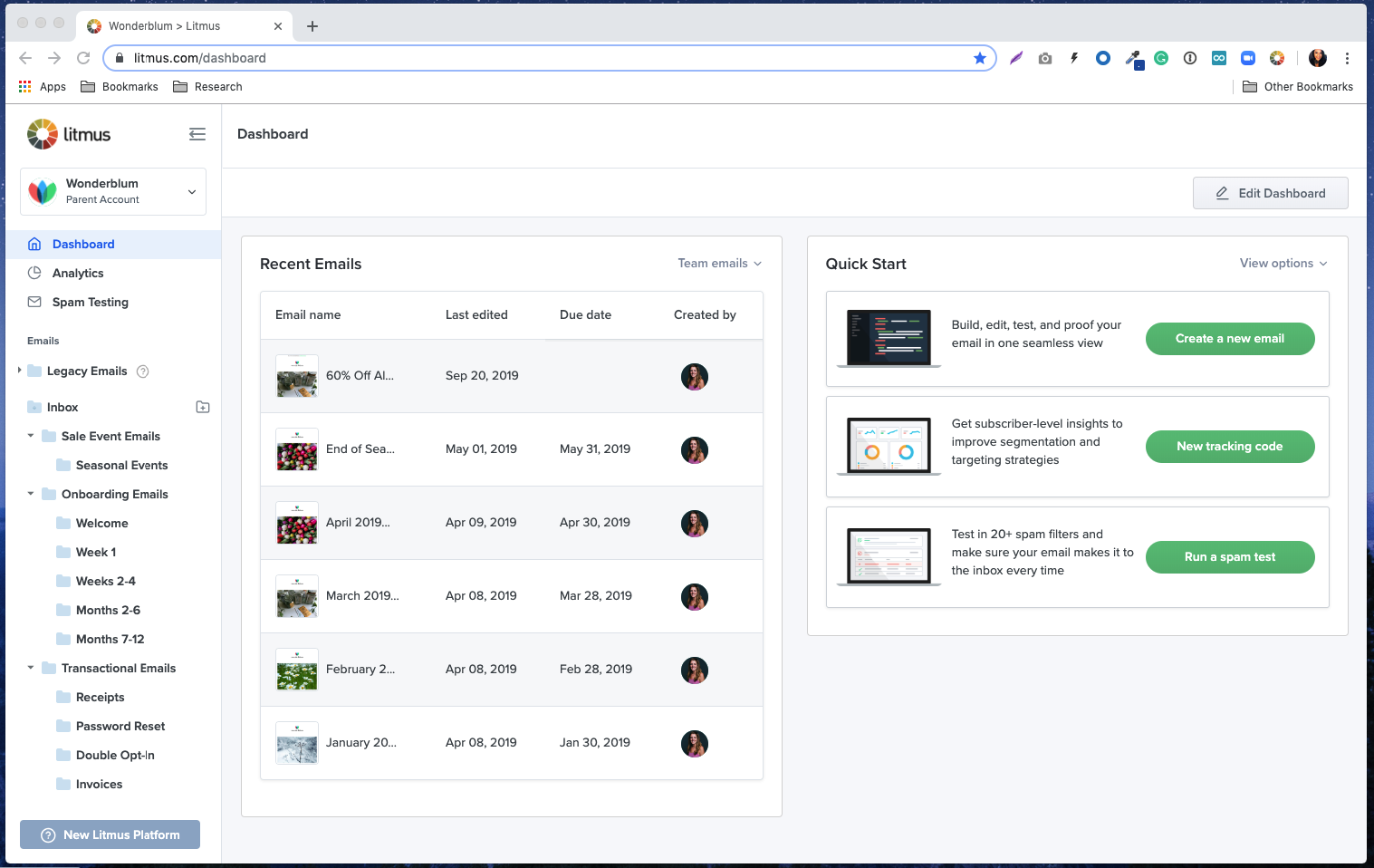 Litmus screenshot 4