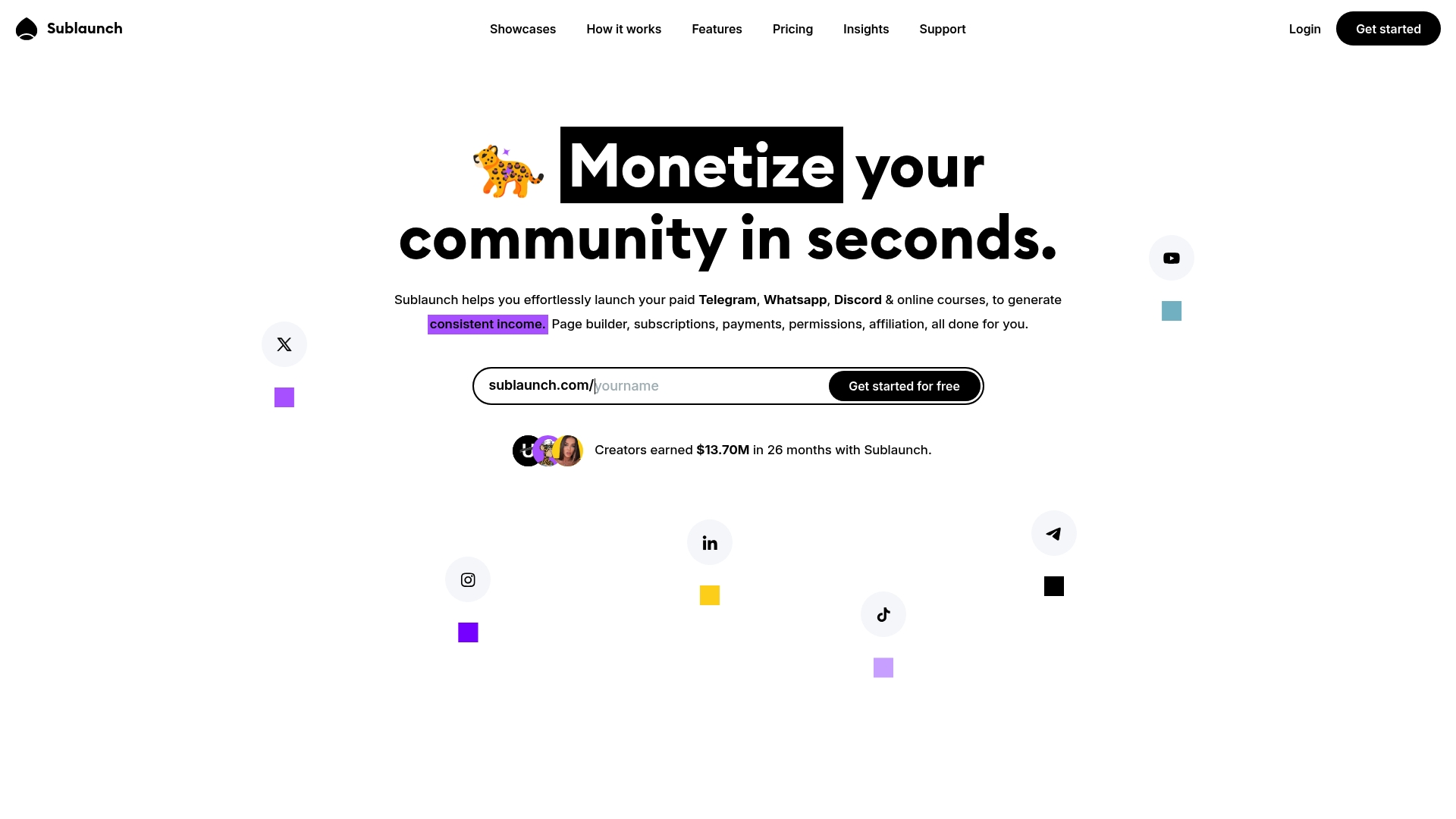 Sublaunch - Sublaunch Homepage