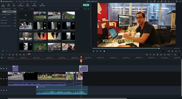 Wondershare Filmora screenshot 2