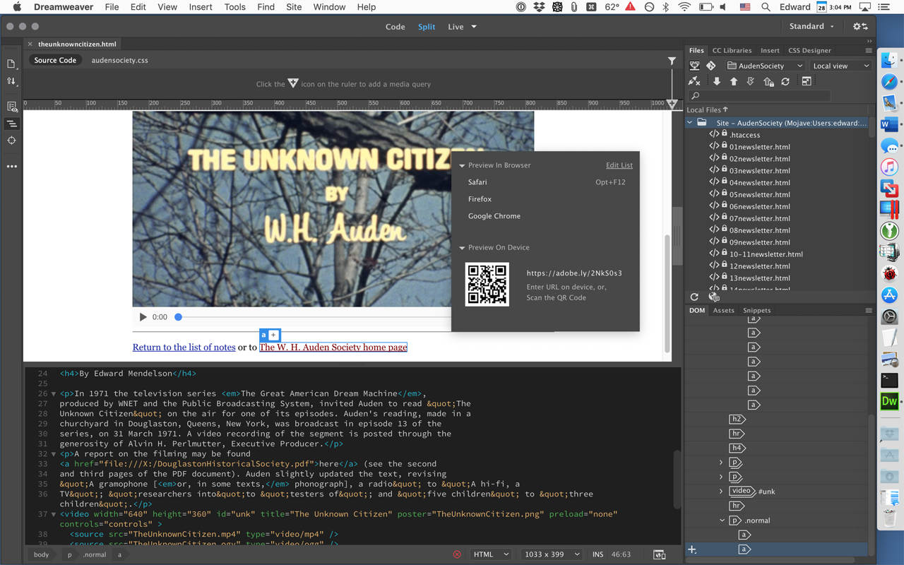 Adobe Dreamweaver screenshot 2