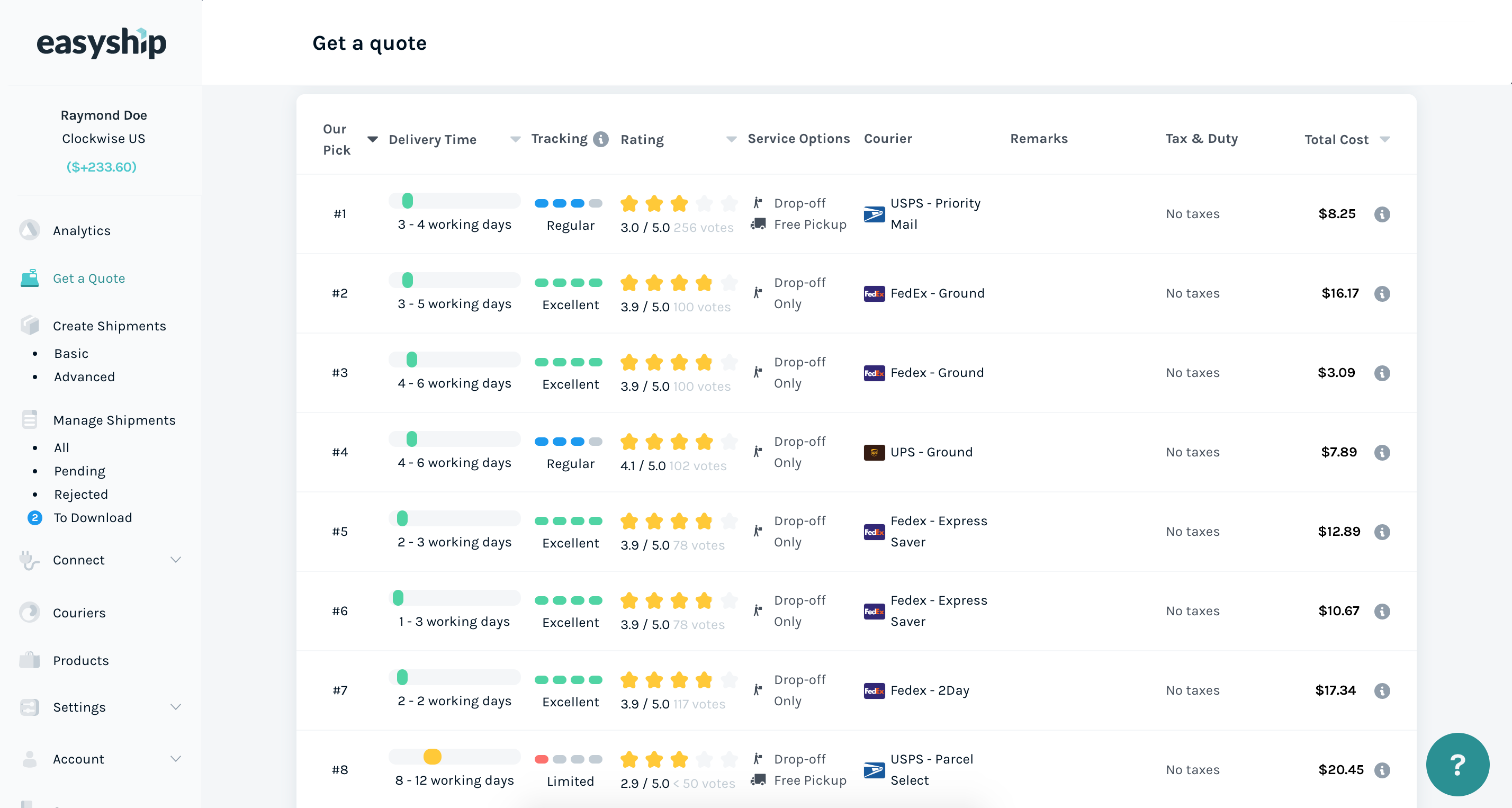 Easyship screenshot 4