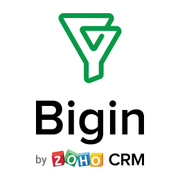 Bigin by Zoho CRM background blur