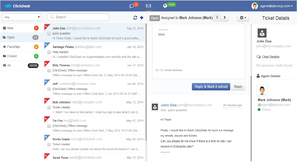 ClickDesk screenshot 2