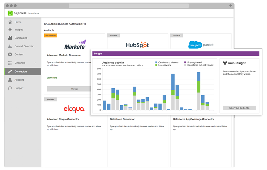BrightTALK screenshot 2