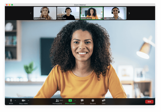 Zoom Events and Webinars screenshot 2