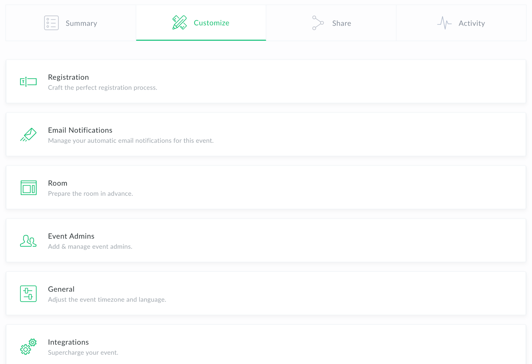 demio customization settings