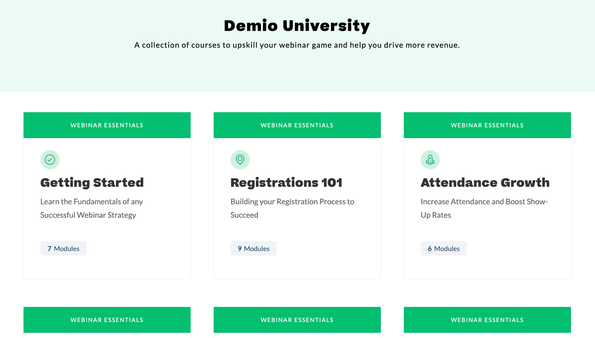 demio university