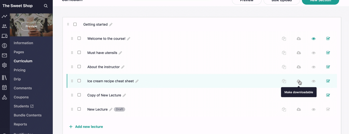 Techable New Lessons