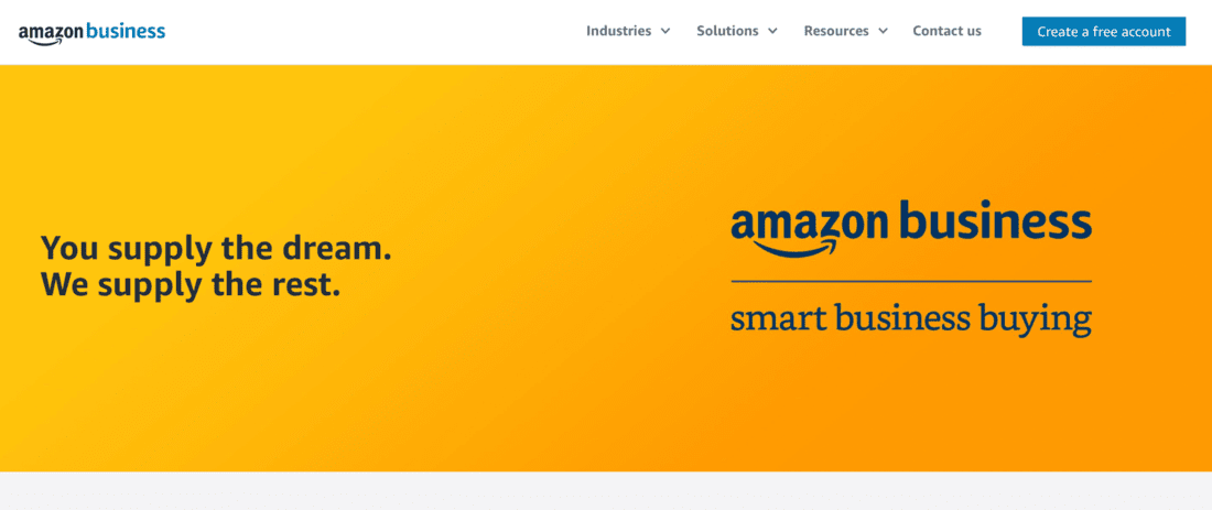 What is B2B marketing example: Amazon Business
