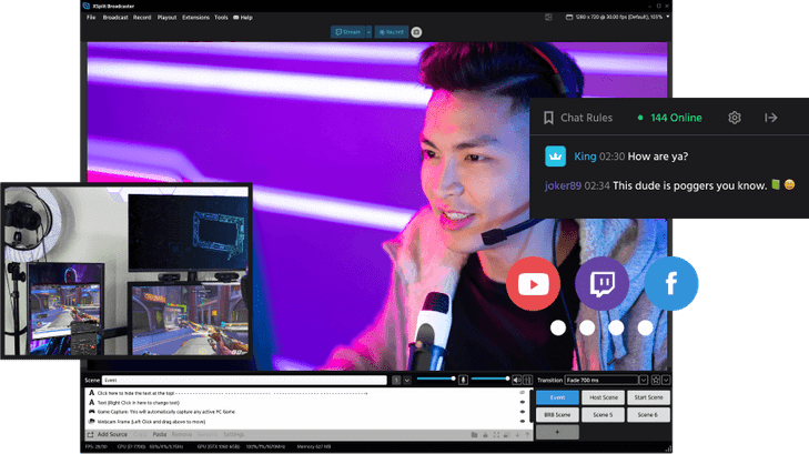 Xsplit Broadcaster screenshot 4