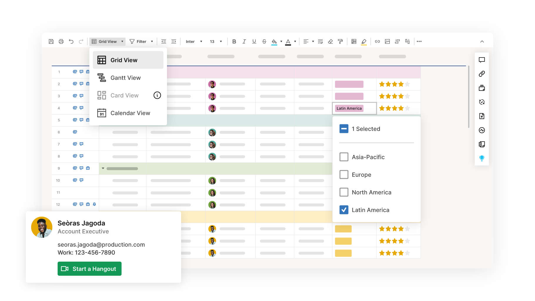 Smartsheet screenshot 3