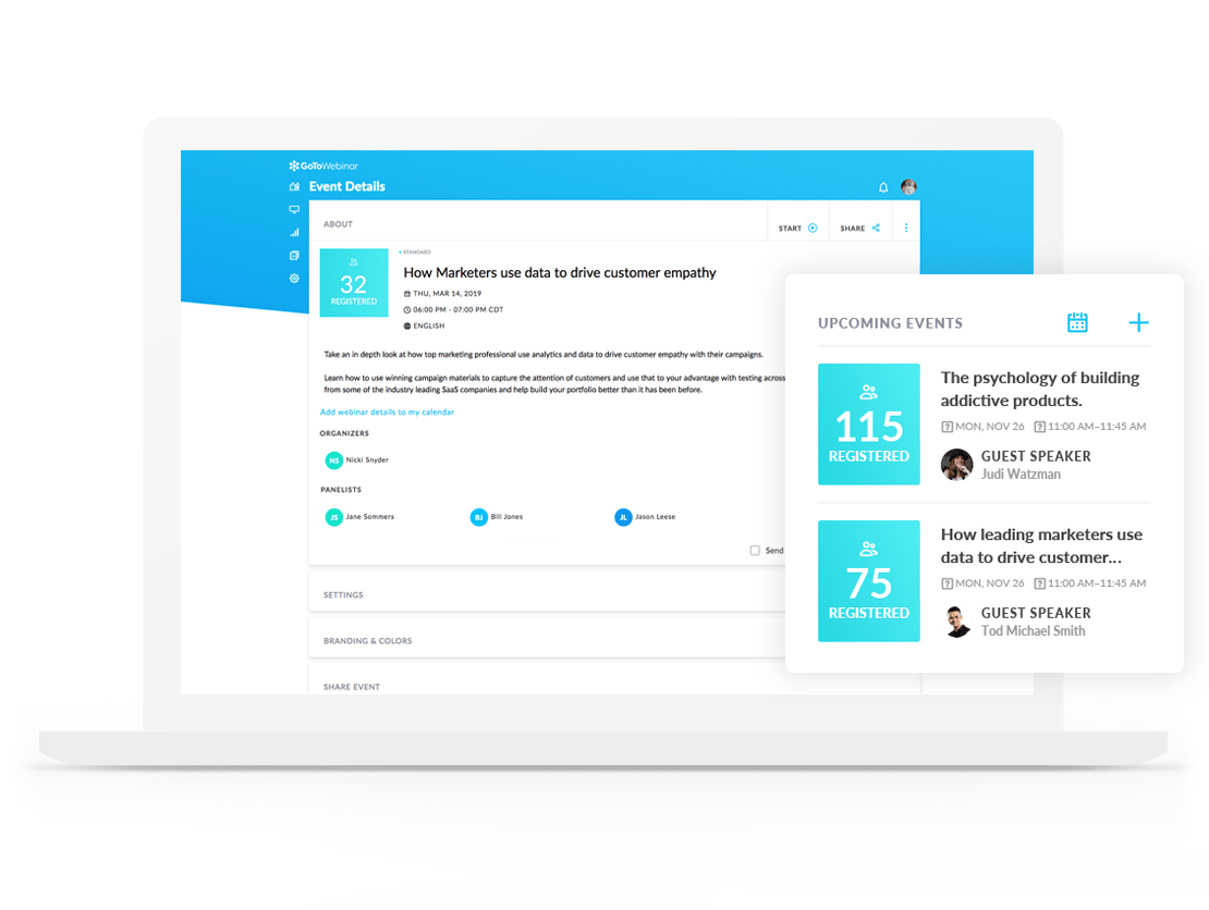 GoToWebinar screenshot 2