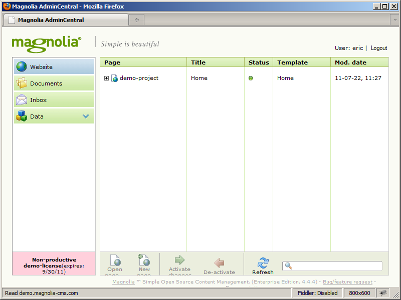 Magnolia screenshot 5