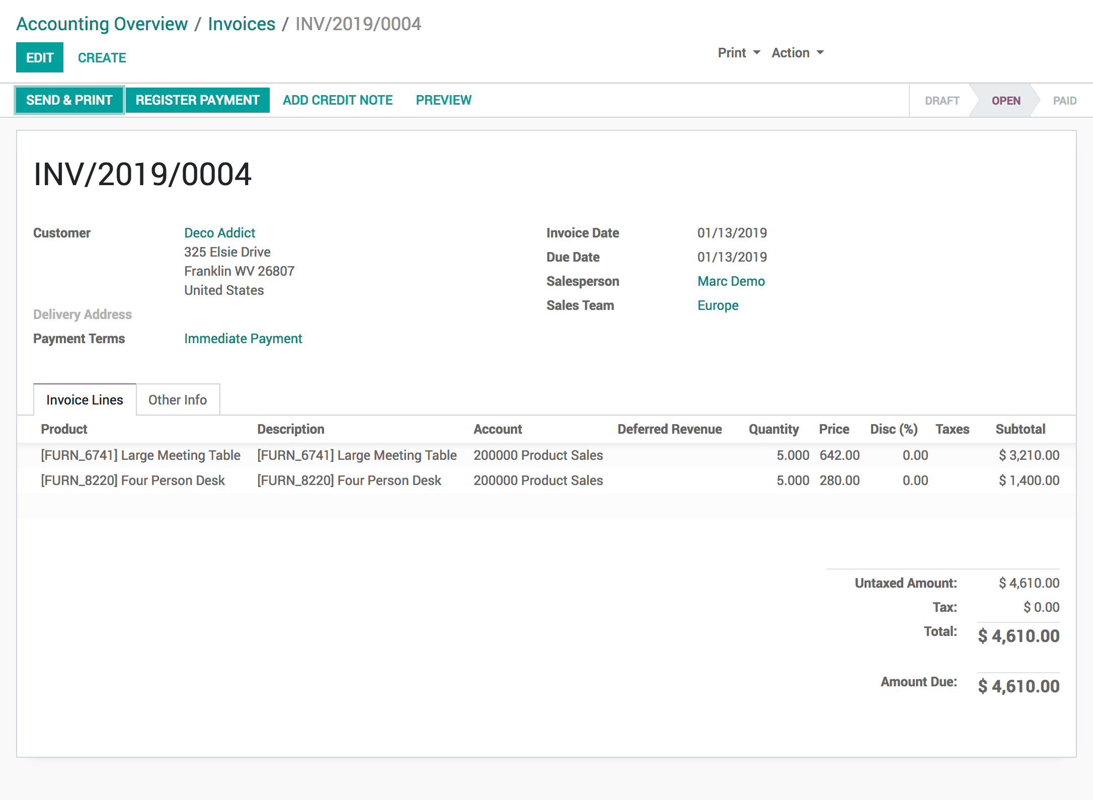 Odoo Accounting 1