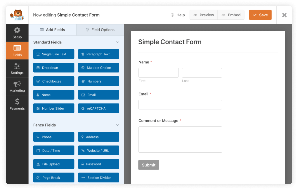 Wpforms 1