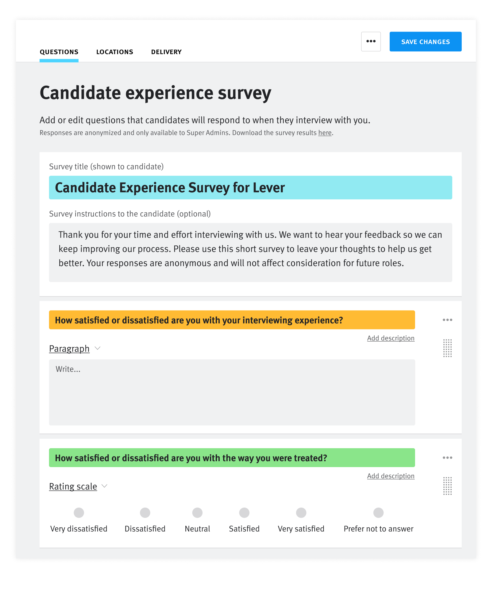 Lever screenshot 2