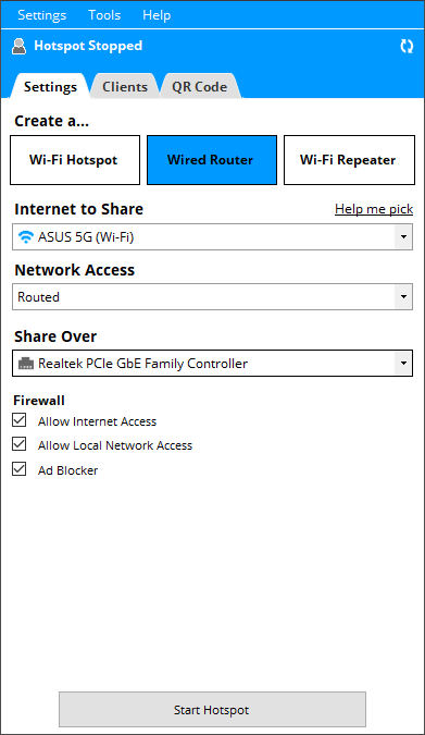 Connectify Hotspot 1