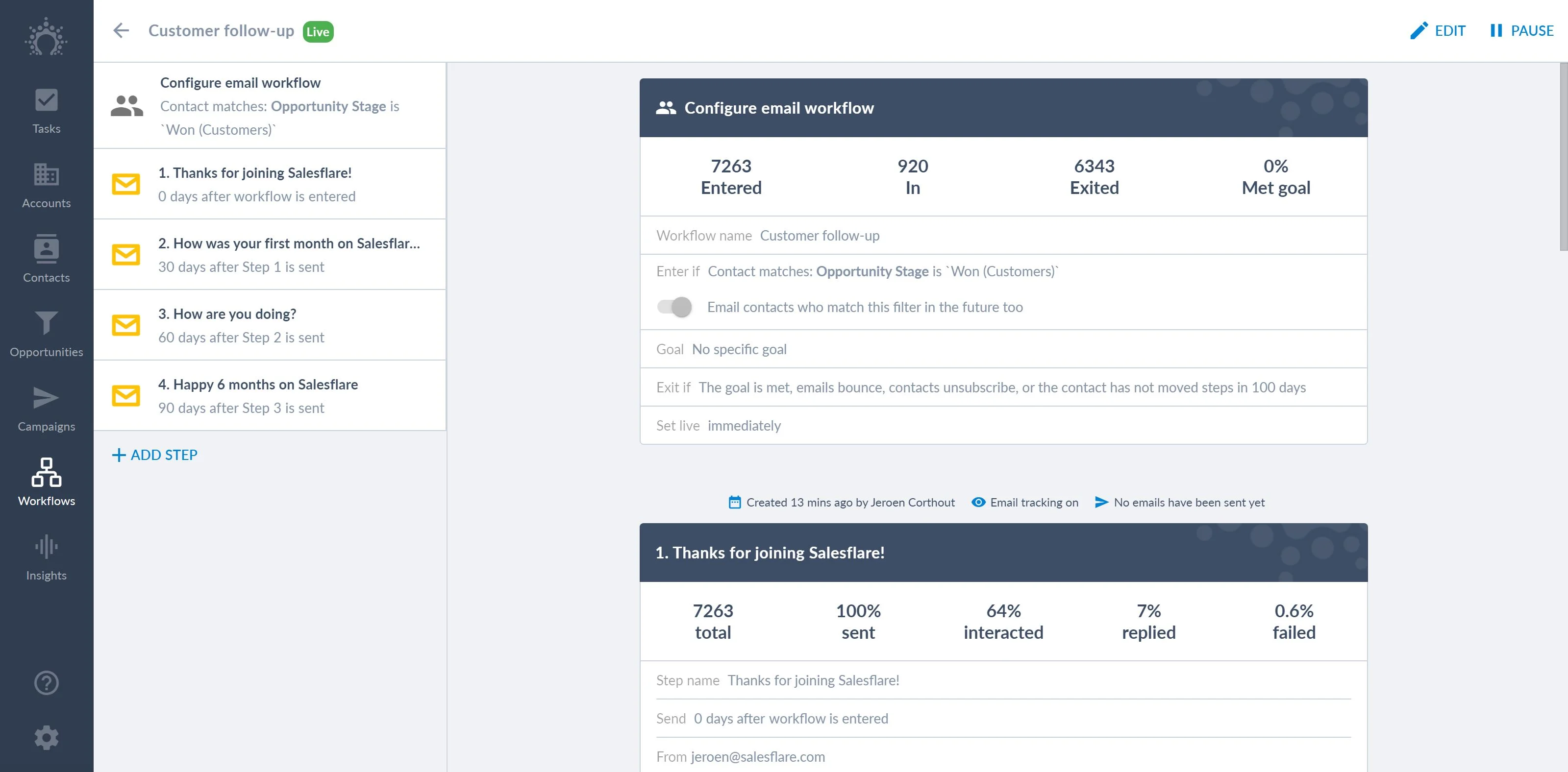 Salesflare screenshot 4