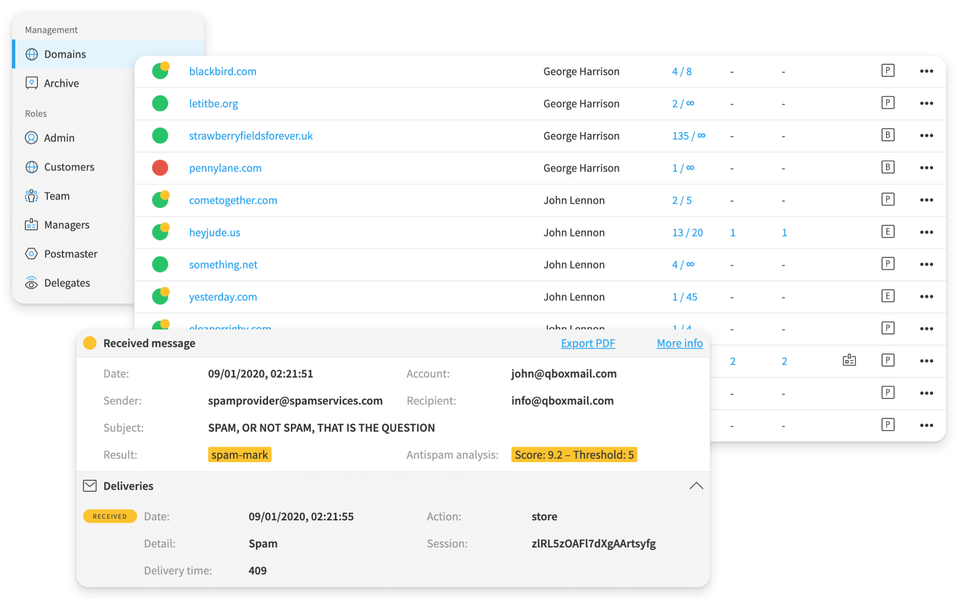 Mailture screenshot 2