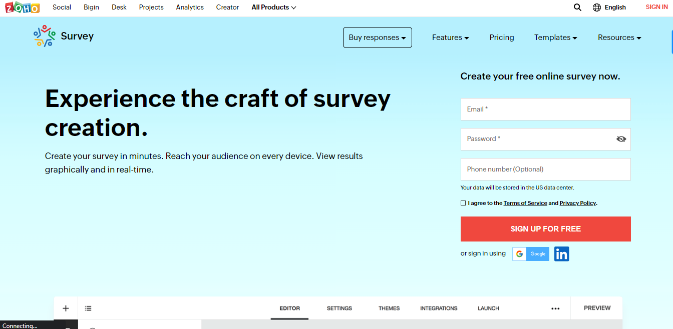 Zoho Survey 0