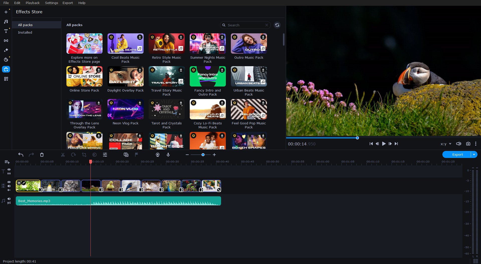 Movavi Video Editor screenshot 2