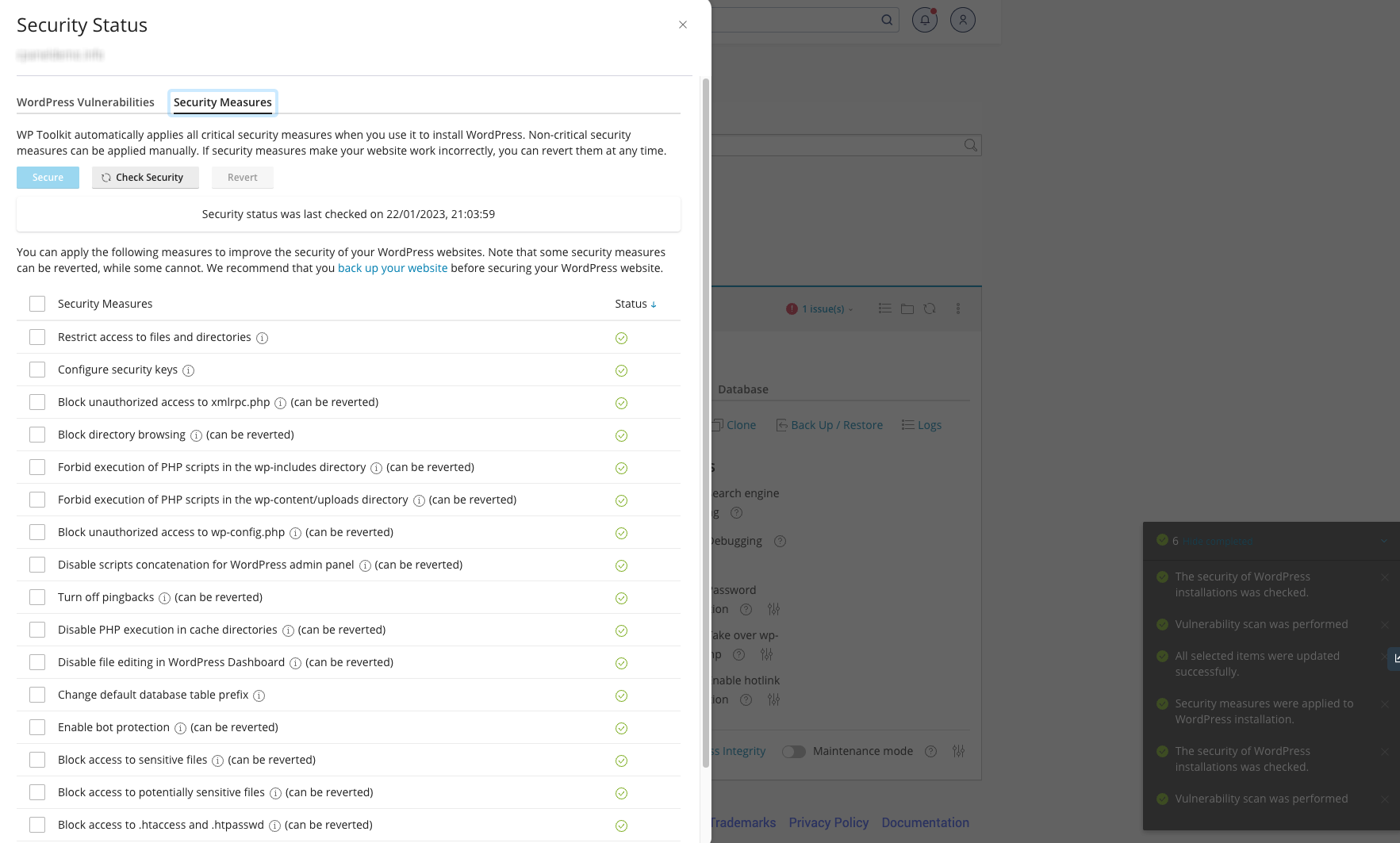 cPanel screenshot 5