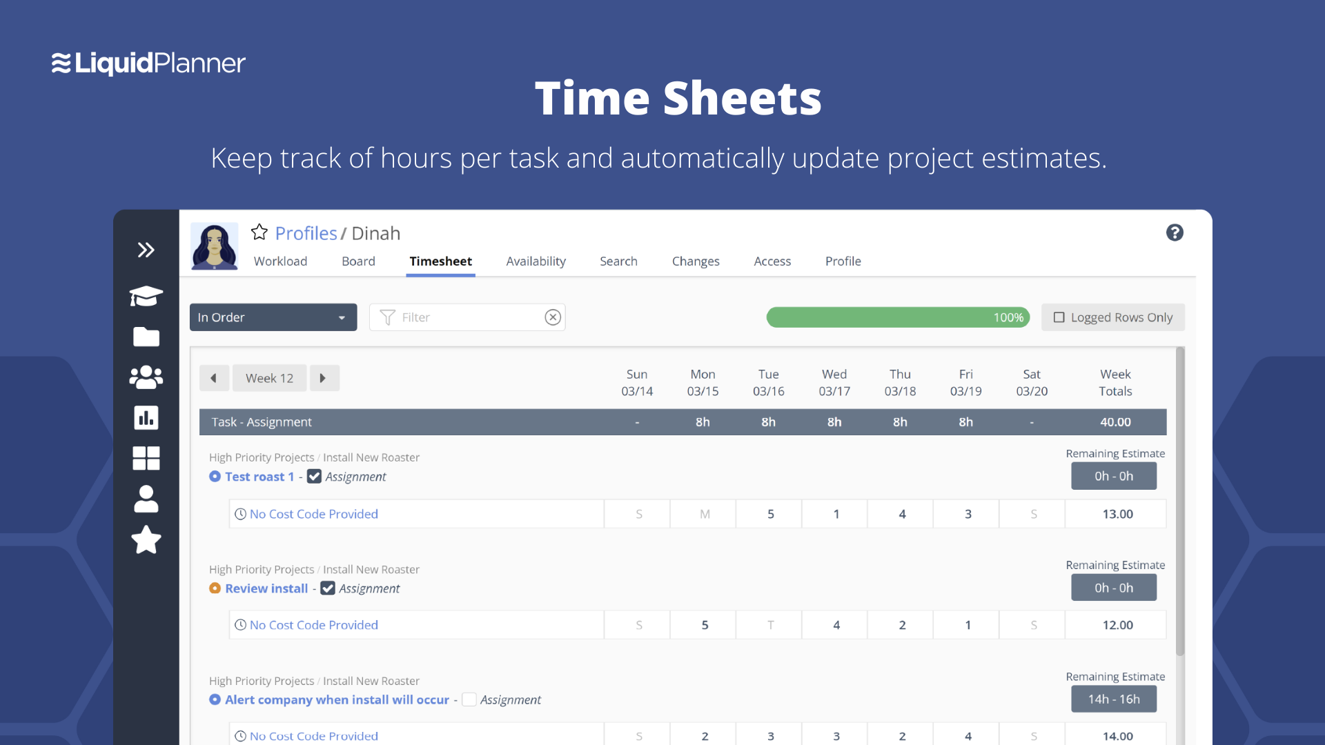 LiquidPlanner screenshot 5