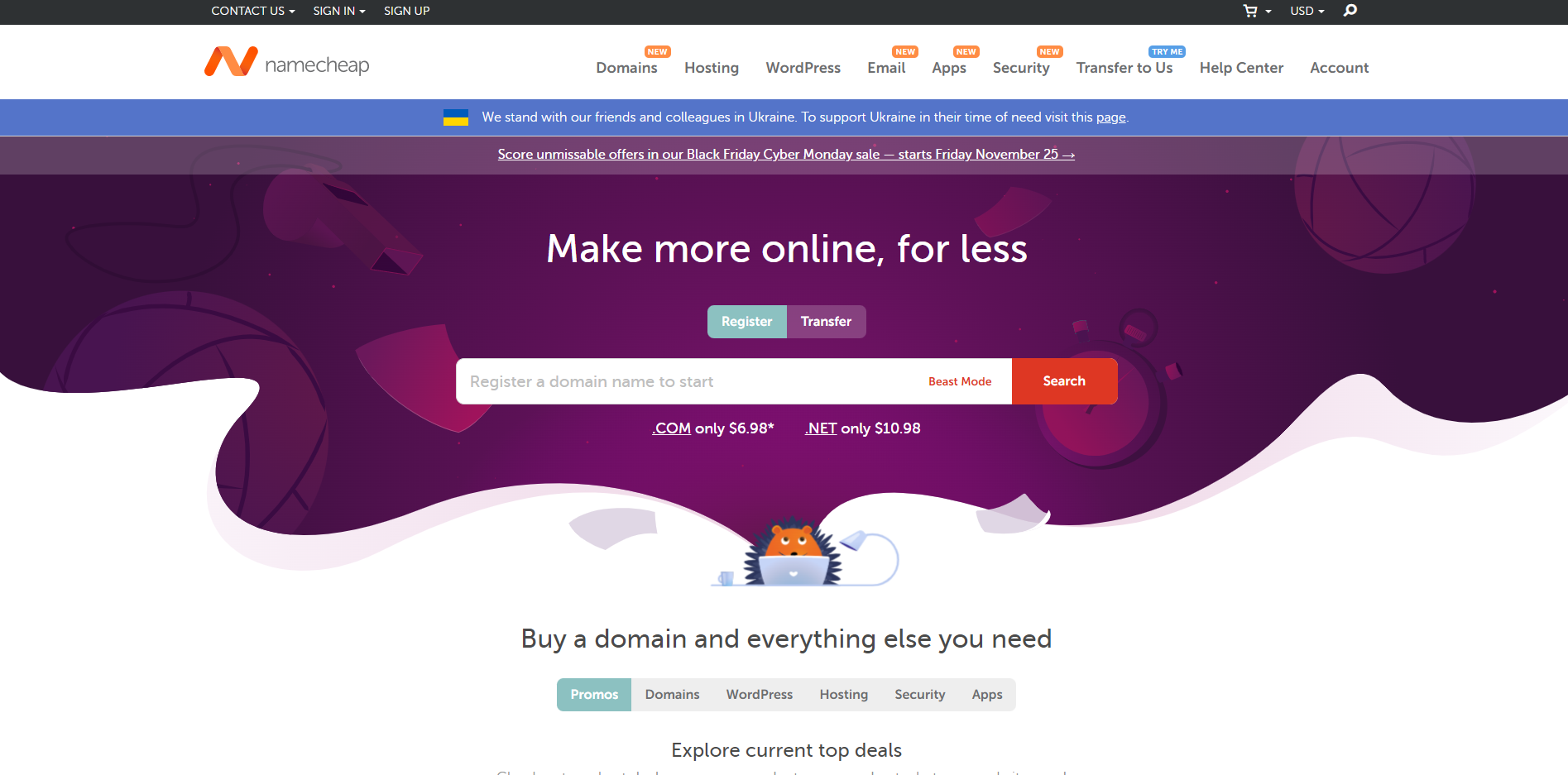 Namecheap Website Builder 0