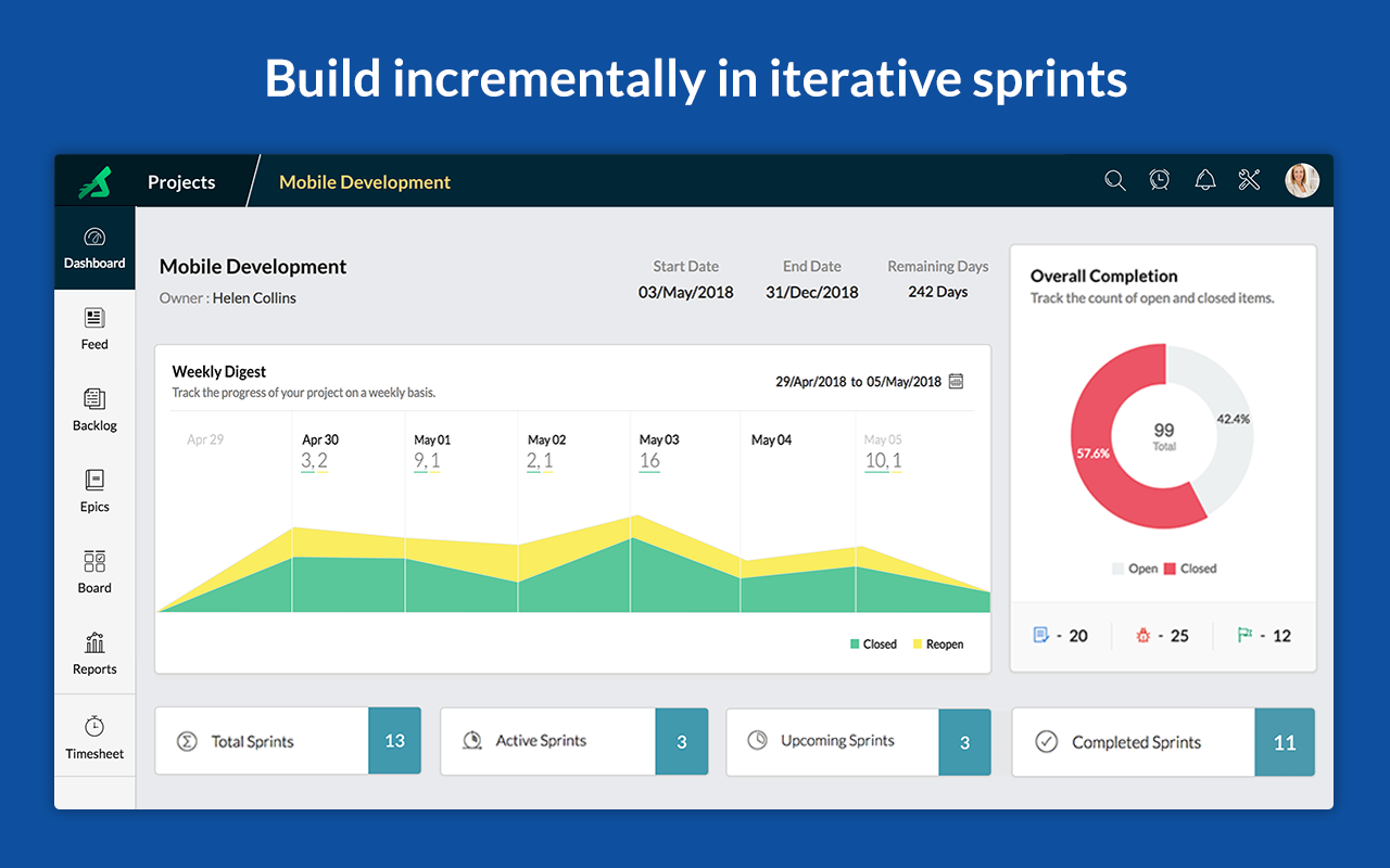 Zoho Sprints screenshot 2