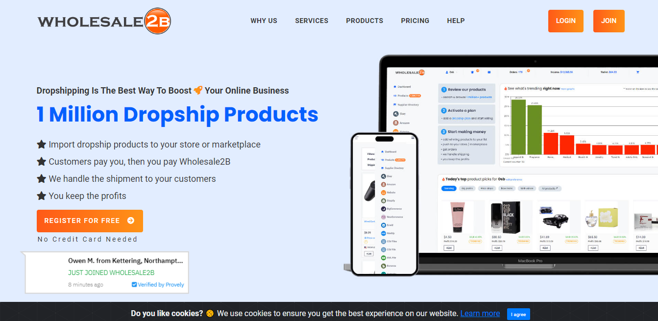 Wholesale 2B screenshot 3